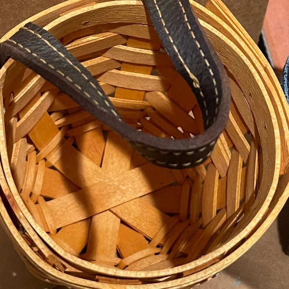 Longaberger XS Gatehouse Blue liner and Protector